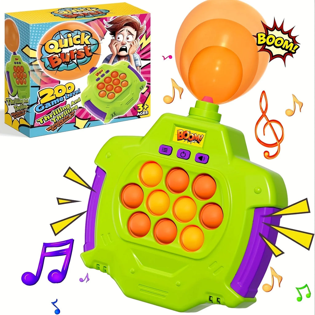 Pop Fidget Lumineux – Jeu Sensoriel Quick Push Anti-Stress pour Enfants (Idée Cadeau Halloween, Noël, Anniversaire)