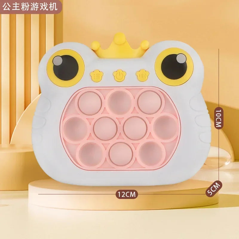 Pop It Lumineux – Jeu Fidget Quick Push Bubble pour Enfants, Anti-Stress avec LED