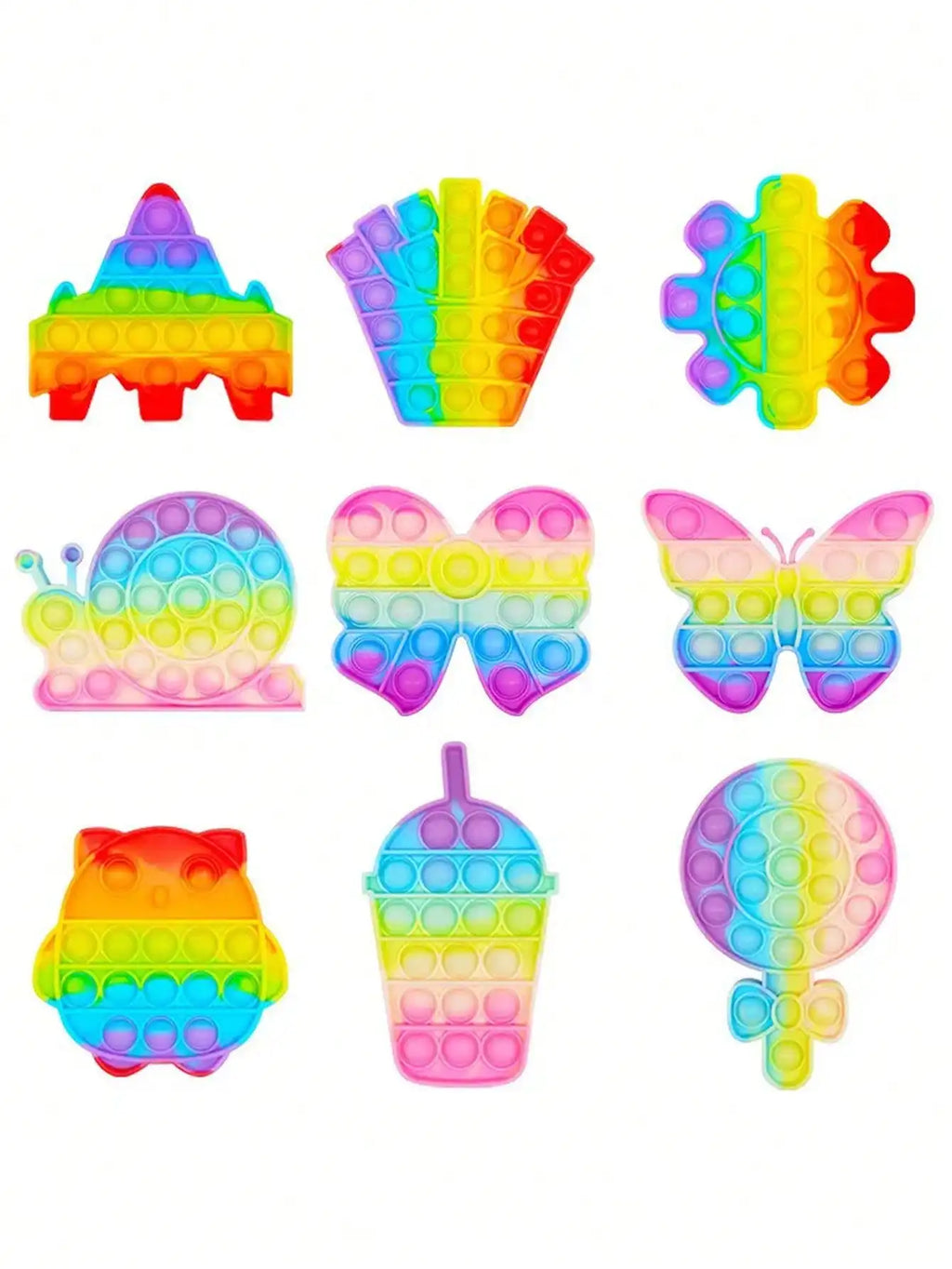 Pop It Lumineux – Jeu Bubble Électronique Anti-Stress pour Enfants & Adultes (Set 1/2/3/5 pièces)